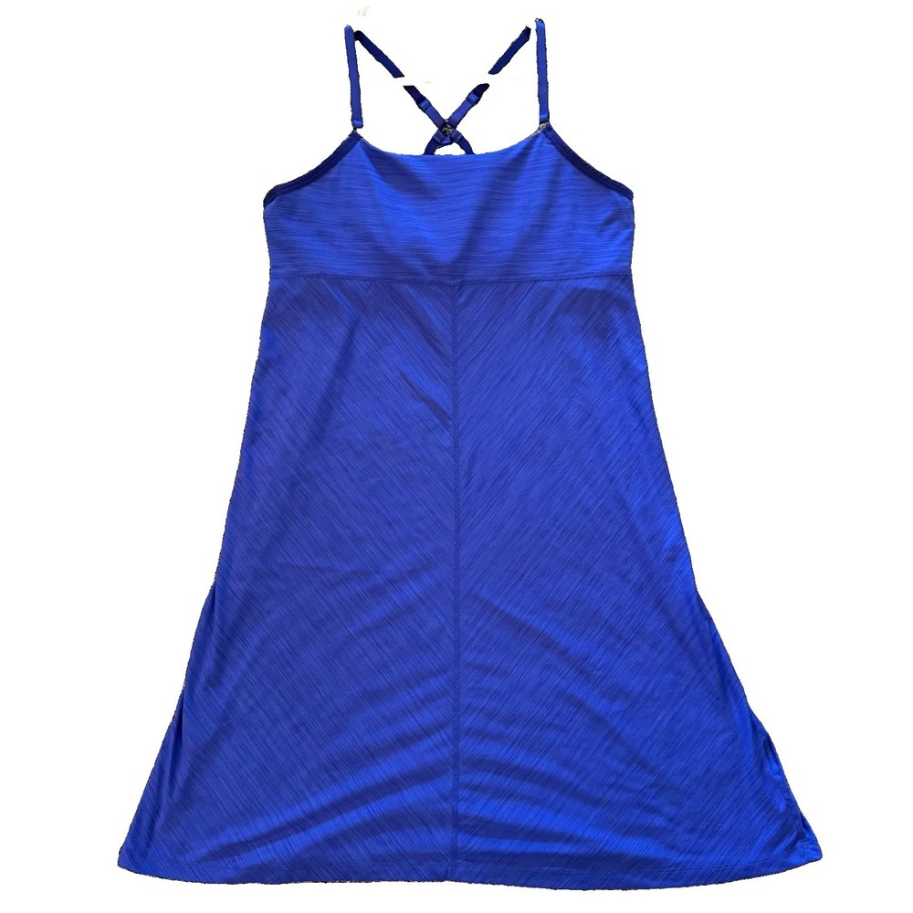 Marmot Dress Women Large Purple Strappy Athletic Shelf Bra Stretch